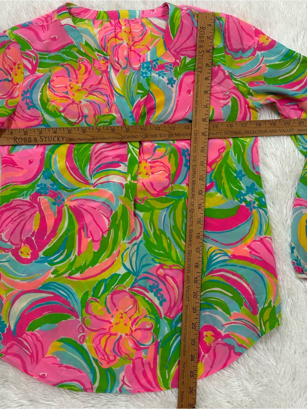 Lilly Pulitzer Pink Multi Floral women’s Tunic - Picture 4 of 7